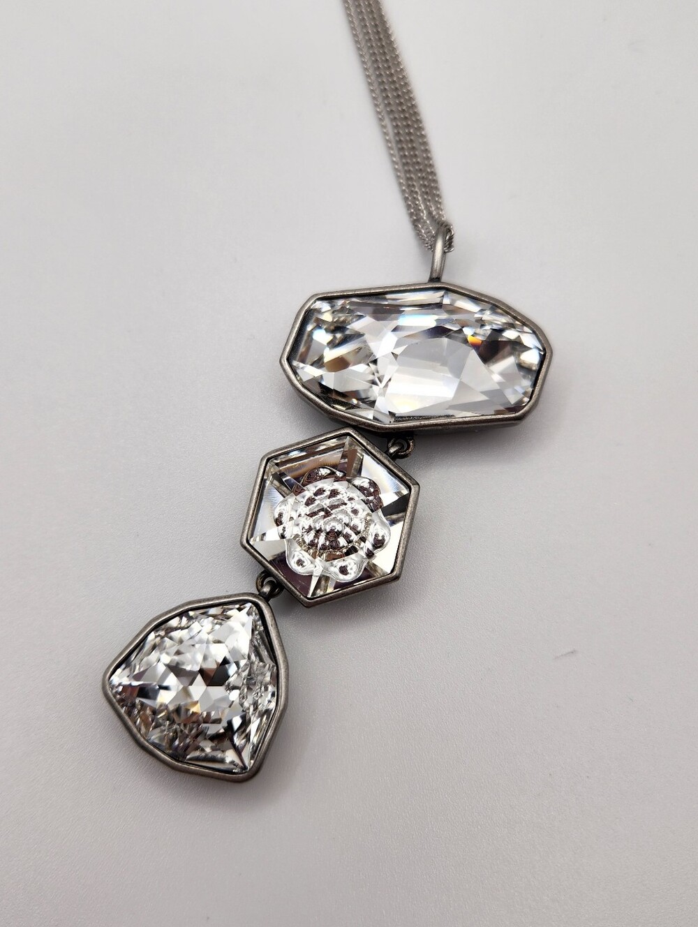 Touchstone Crystal Crystal Clear Pendant